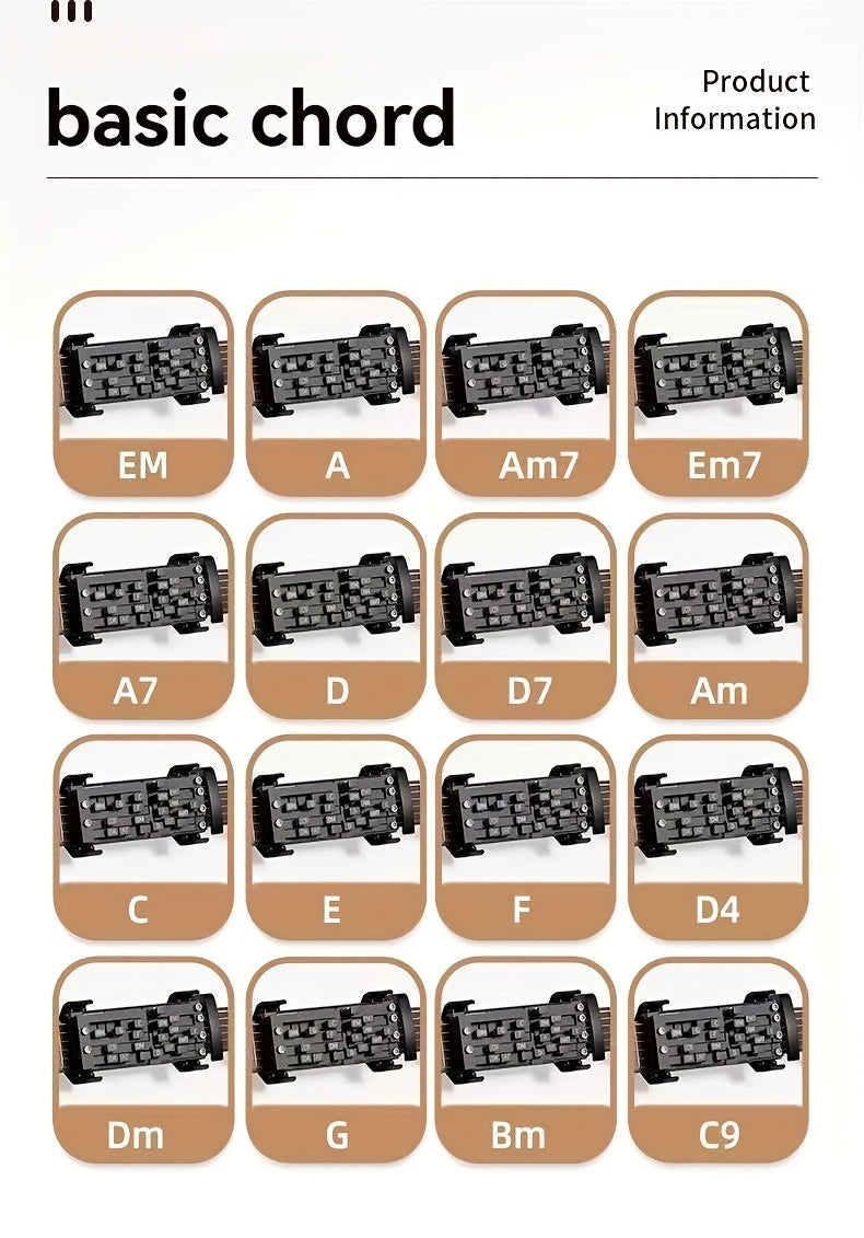 Guitar Assistive Tools | Folk Guitar | for Beginner Guitarists | One-Click Chord | Guitar Chord Assistant | Painless Learning