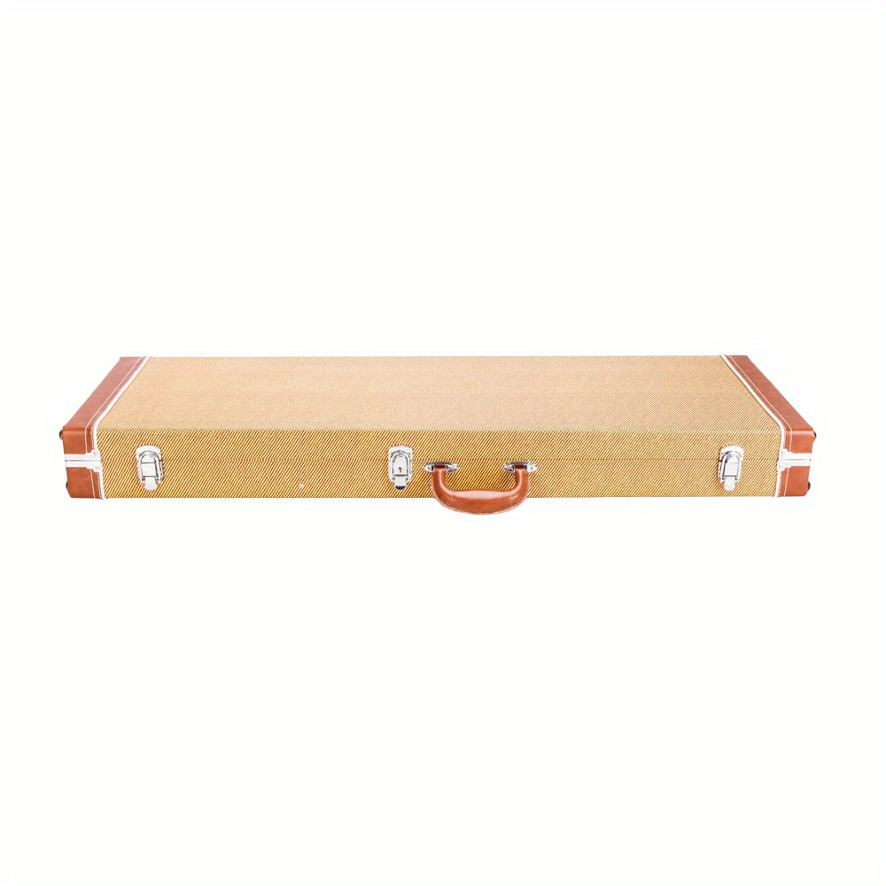 ST High Grade Electric Guitar Square Hard Case Flat Yellow