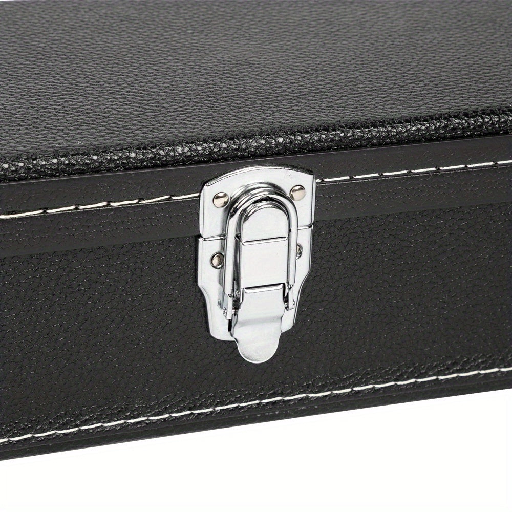 High-End Fine-Grain Faux Leather Hard Case for 335 Style Semi-Hollow & Hollowbody Electric Guitar