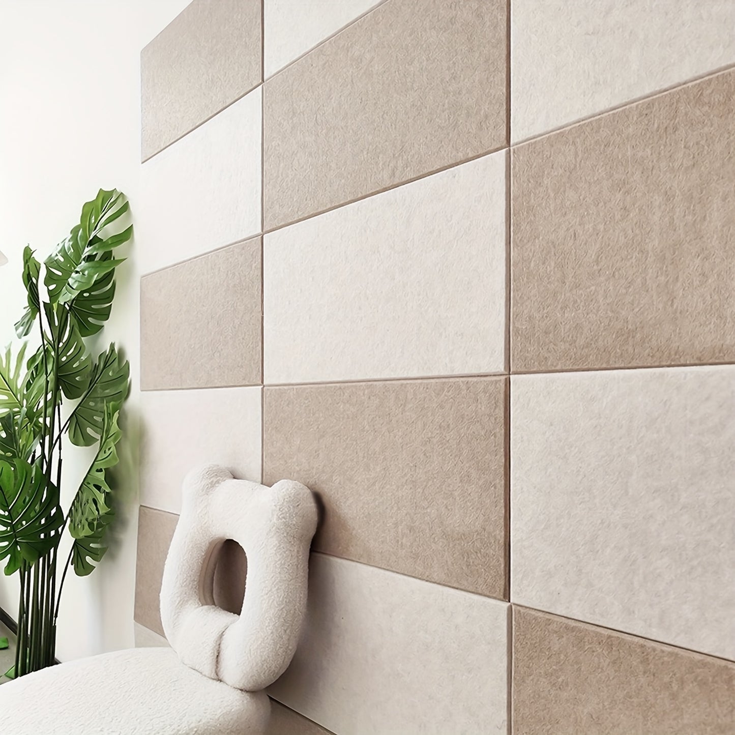 6pcs Acoustic Panels Self-Adhesive with Adhesive Backing, 26. 3" X 12" X 0. 4" Decorative Sound Proof Panels, Wall And Ceiling Acoustical Treatment Tiles, Art Acoustic Panels, Great to Reduce Echo And Noise for Home And Office