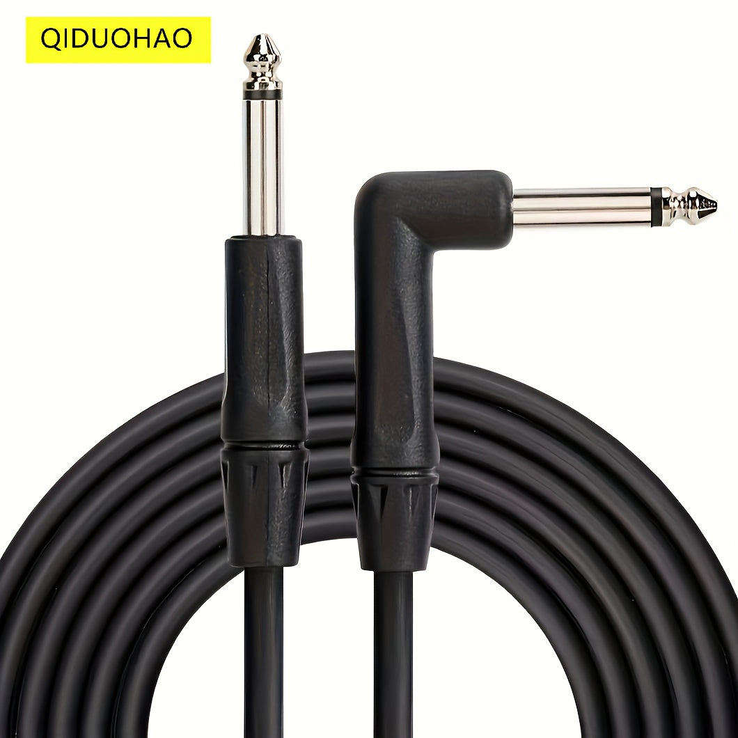 Premium Quality Electric Guitar and Bass Amplifier Cable | 10ft/20ft, High Fidelity Sound, Durable and Flexible, Male-to-Male Connector, Tinned Copper Wire, Compatible with All Instruments