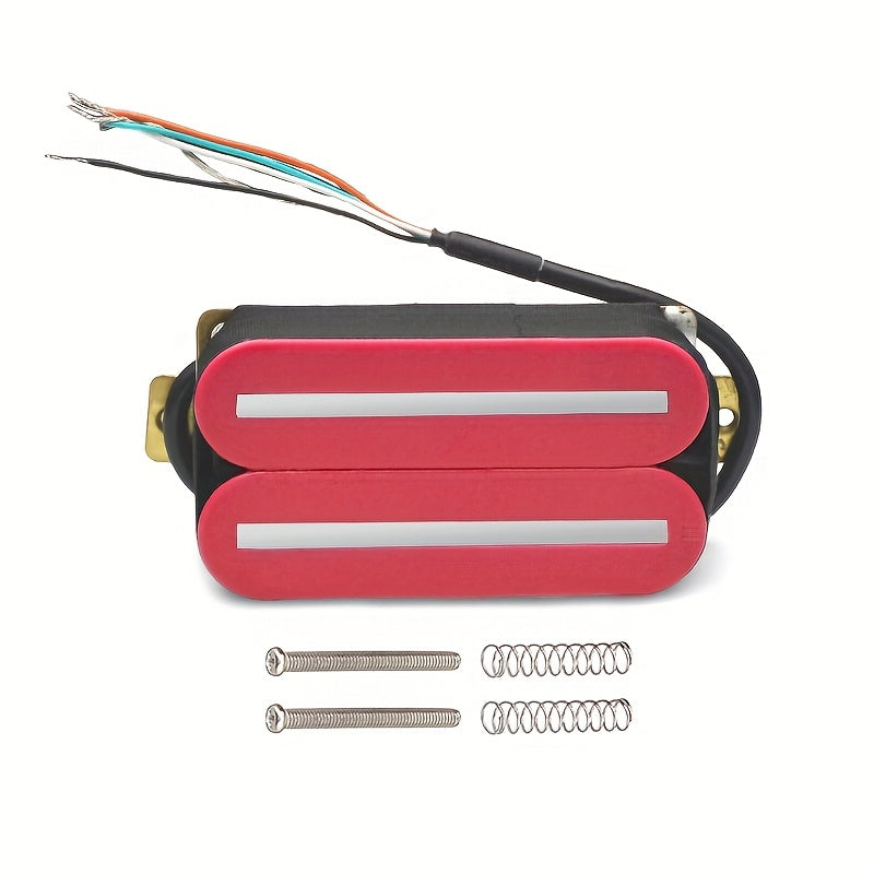 1pc Electric Guitar Humbucker Pickup, 57mm Ceramic Magnet, Neck and Bridge Dual Function, Uncharged, Multiple Colors Available