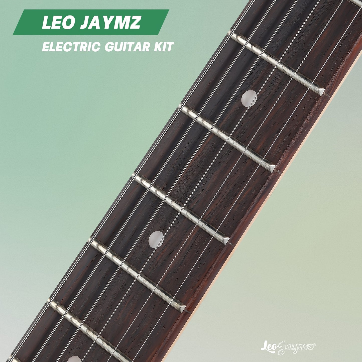 Leo Jaymz 39 Inch Full Size Electric Guitar Kit Electric Guitar Beginner Kits - 20W Amplifier, Digital Tuner, Carring Bag, Shoulder Strap, Connecting Cable