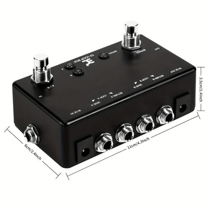 Guitar Effects Pedal, Loop, Switcher, Passive for Electric Guitar Or Bass Tone Shaping