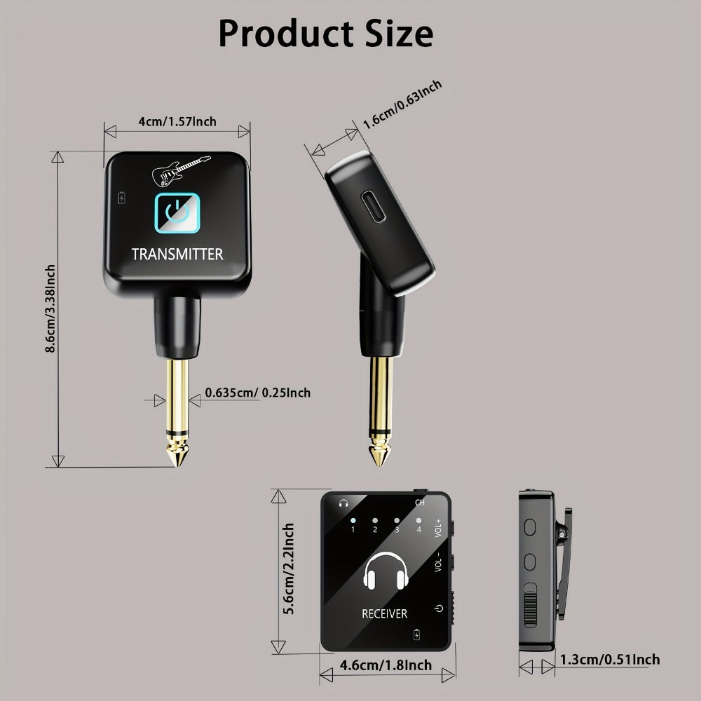 Wireless In-Ear Monitor System, USB-C, 2.4 GHz Wireless for Personal Monitoring