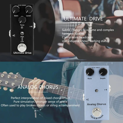 Guitar Multi-Effects Processor, Multiple, Easy, Adjust for Guitar Or Bass Tone Shaping