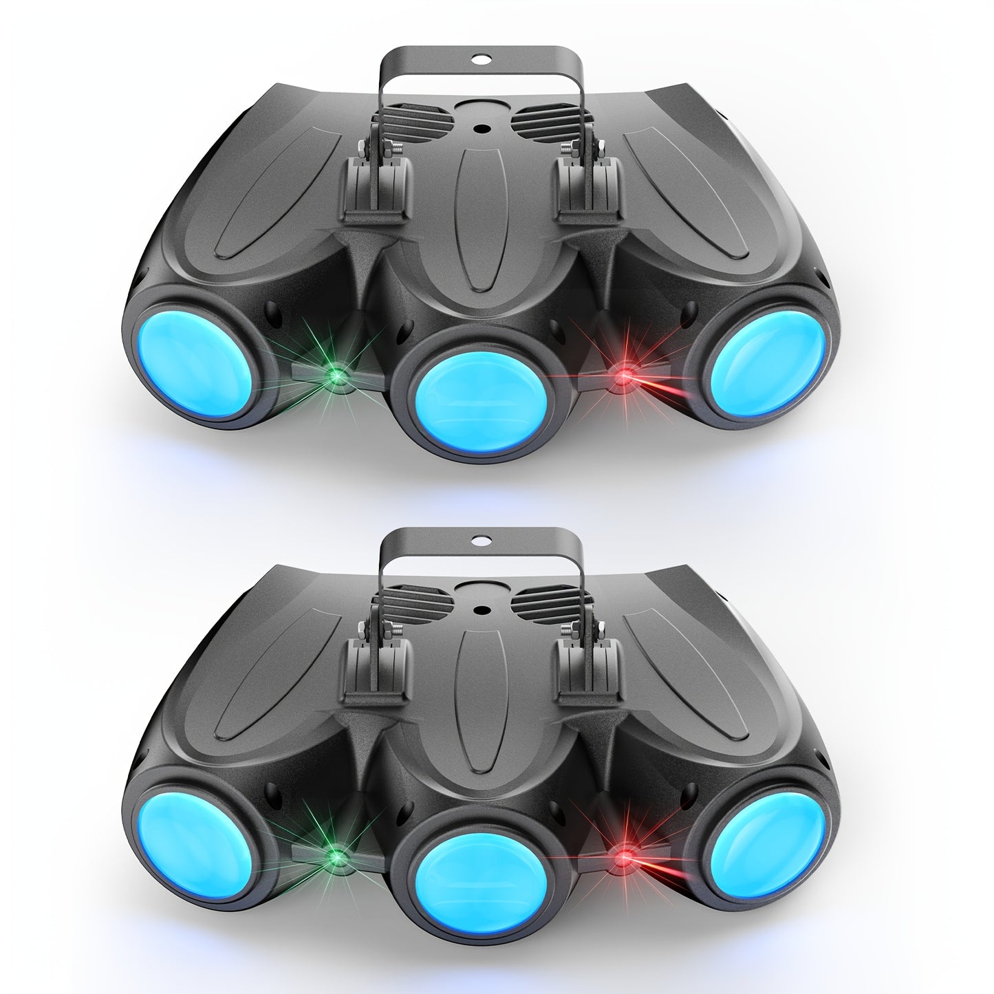 [Ideal For DJ Parties] 40W LED Laser RGBW Stage Light With 23 Programmable Dynamic Effects And Starlight Show Controlled By Auto And Sound-Activated DMX With Adjustable Speed/Sensitivity Ideal For DJ Parties/Ktv/Home