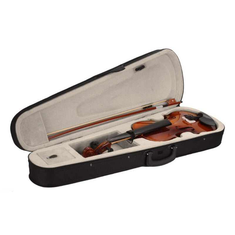 New 4/ 4 Acoustic Violin Case Bow Natural