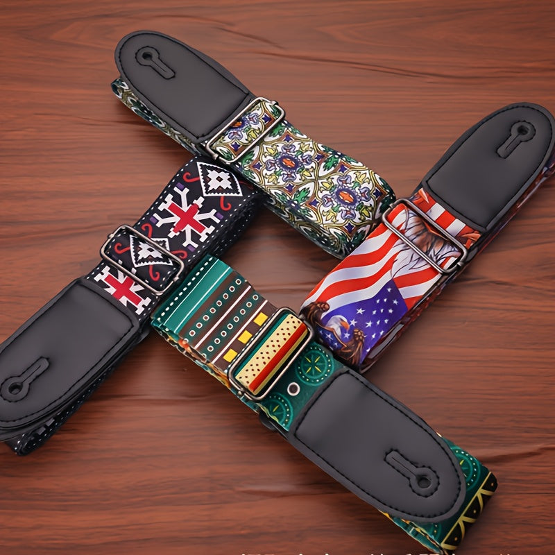 Guitar Straps Ukulele Electric Guitar Electric Bass Electric Bass Straps Adult Guitar Straps Fashionable Multi-Color Styles