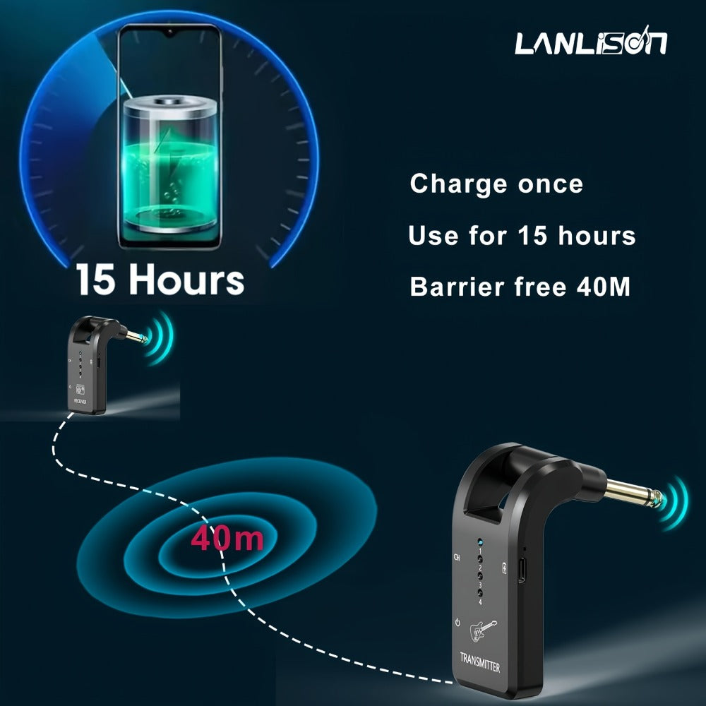 Wireless Instrument System, 4GHz, 2.4 GHz Wireless for Wireless Connection Between A