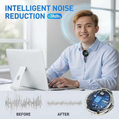 Recording Microphone, 2pcs, Wireless, USB-C, Microphones for Recording and Streaming