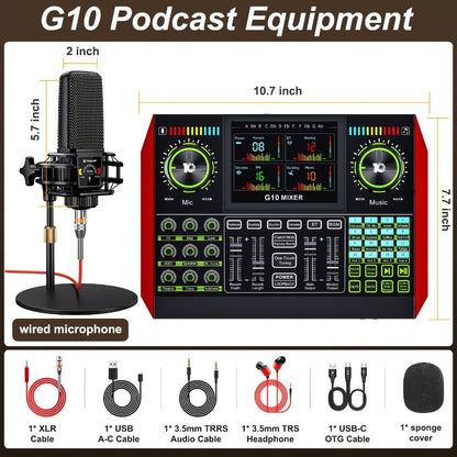 Audio Mixer, USB, Stereo, Sound, Board, Console for Live Sound