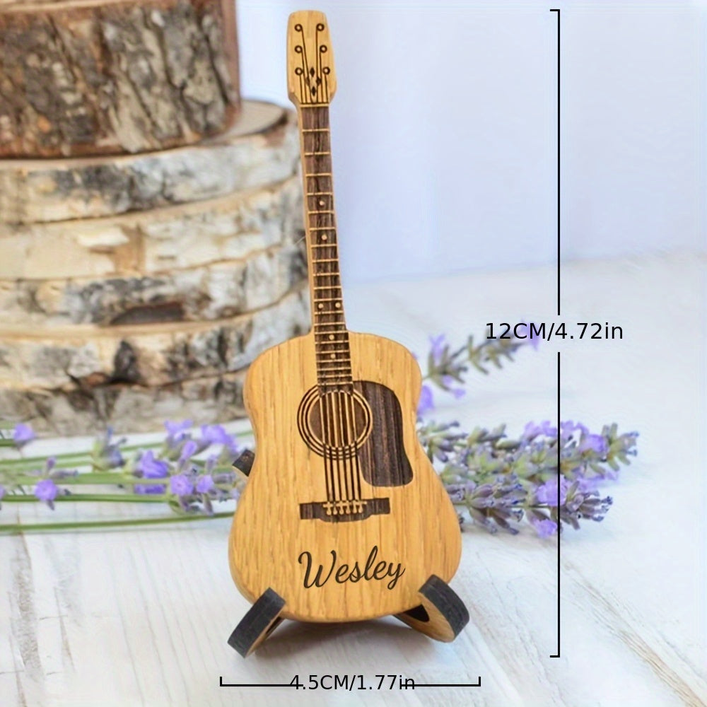 1 Set Custom Guitar Pick Set | Engraved Guitar Picks Boyfriend Anniversary Gift | Father'S Day Gift