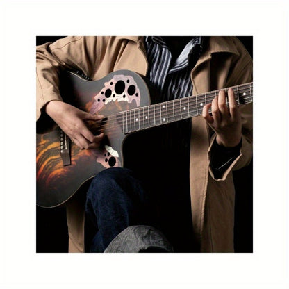 Acoustic Guitar, 41 Inch, Adjustable, Full Size, MOTOOS, Inch, Full-Size for Lessons