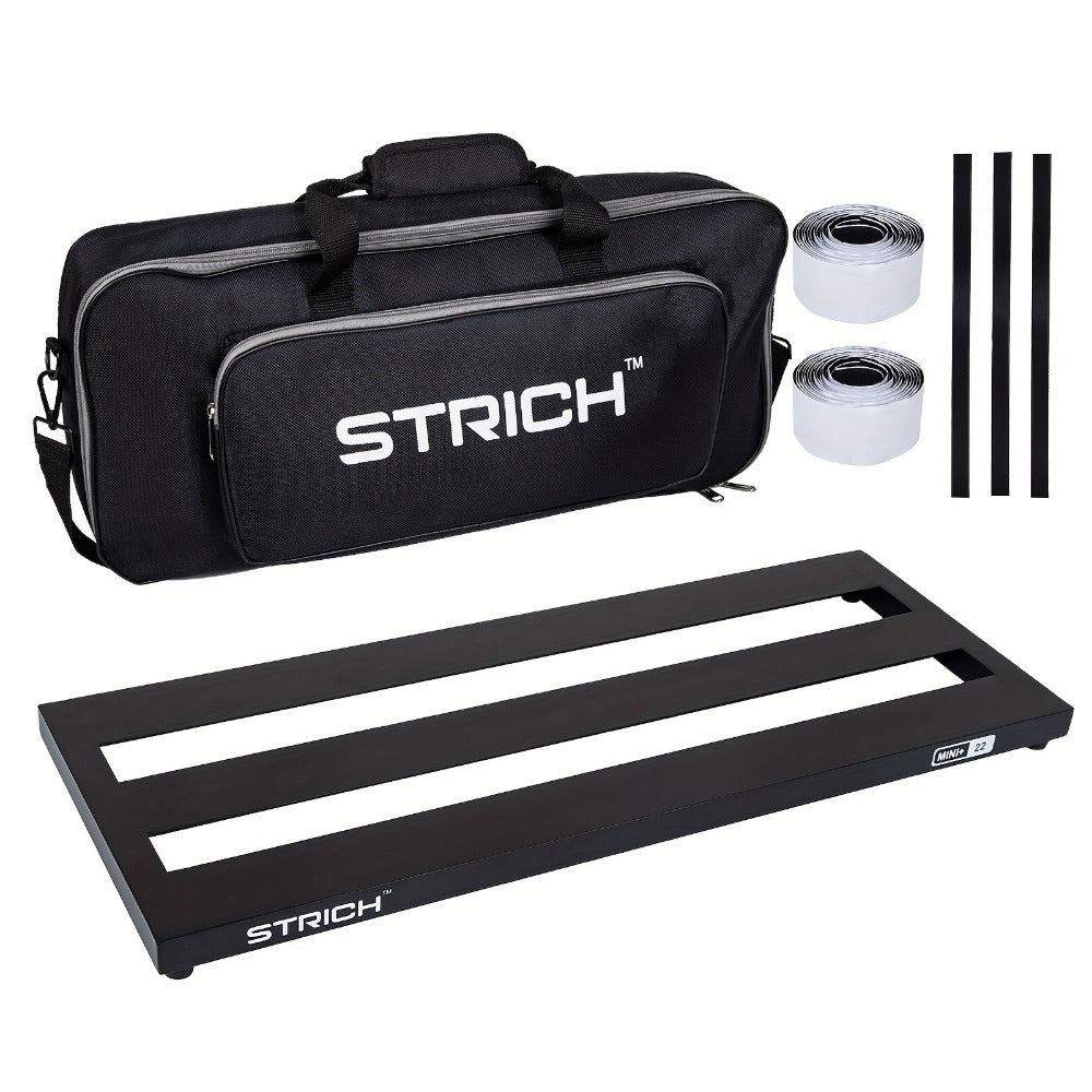 Guitar Pedalboard, 22 Inches for Organizing And Carrying Guitar Effects Pedals