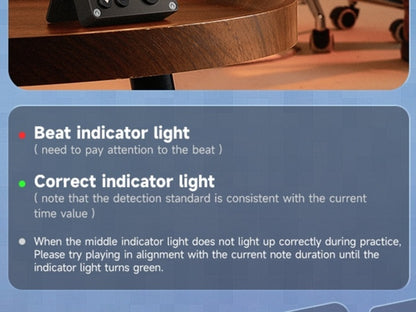 Portable Digital Metronome with Four Modes and Rhythm Trainer for Musicians