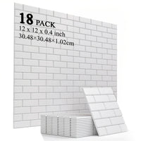 Wall Tile Soundproof Panel 30L1H White 18