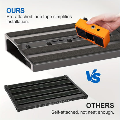 Guitar Pedalboard, Portable, Pedal for Organizing And Carrying Guitar Effects Pedals