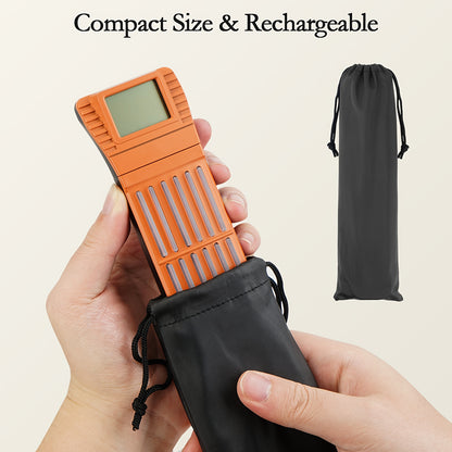 Smart Pocket Guitar, Mini Chord Trainer with Rotatable Screen And Lighting Feedback, Three Modes for Guitar Beginners, Trainers And Travel, Silent Practice
