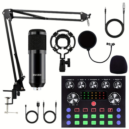 USB Audio Interface, 36V, USB, Podcast, Equipment, Bundle for Recording and Streaming