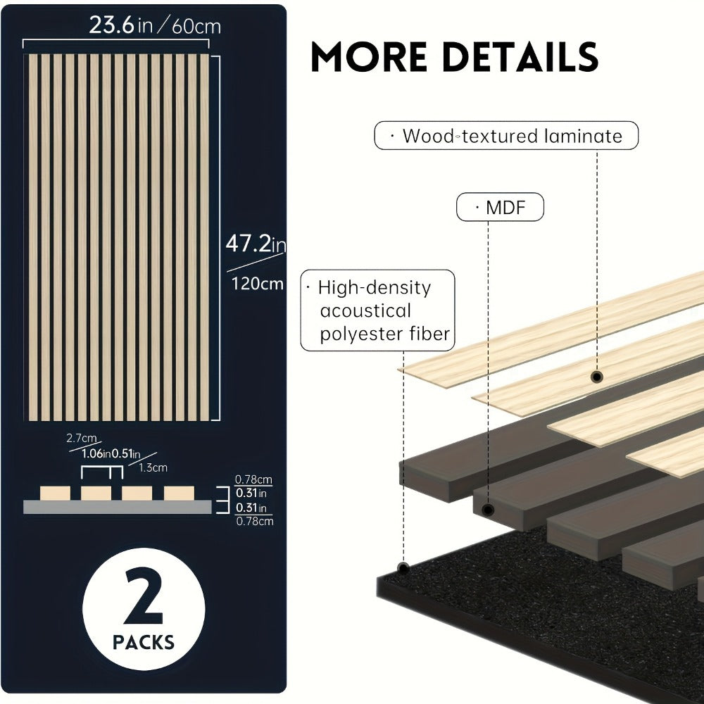 Acoustic Wall Panel, 121.92 Cm, 62.23 Cm for Reducing Room Reflections In Recording