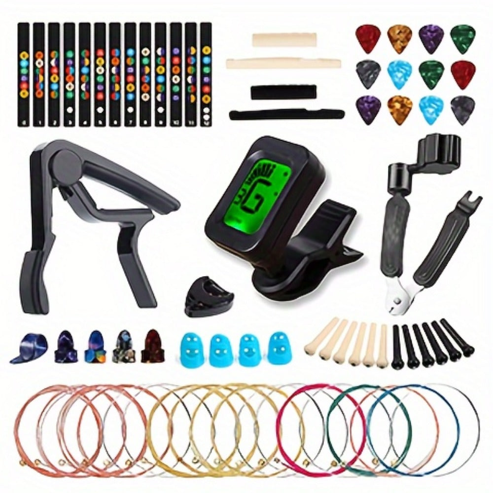 Guitar Replacement Part, 60pcs, 6pcs, Acoustic, Accessories for Guitar Repair