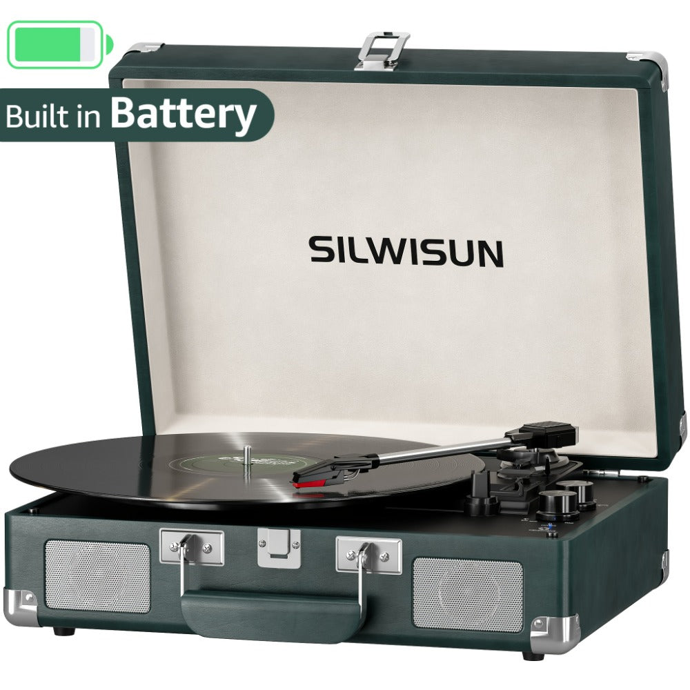 Vinyl Record, Wireless, Portable, Player, Built for Music Listening and Collecting