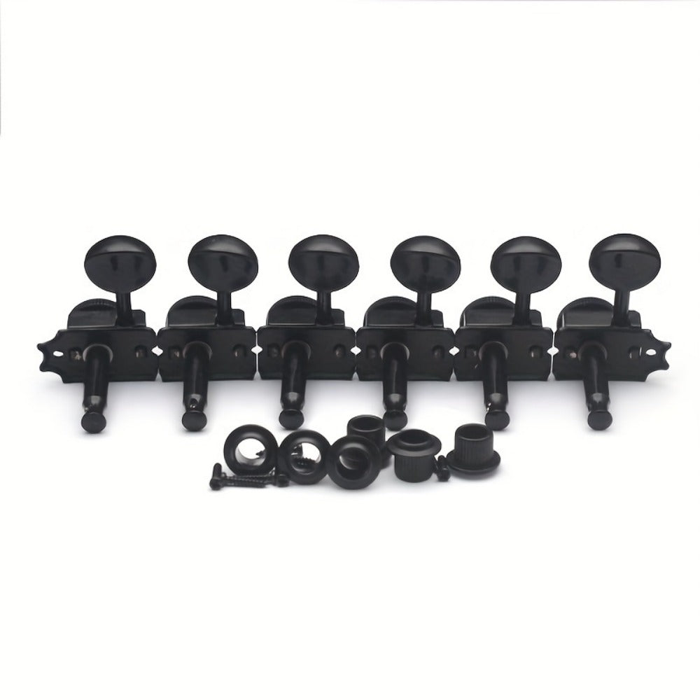 6-Inline Locking Guitar Tuners, 1:15 Ratio, Chrome or Gold Set