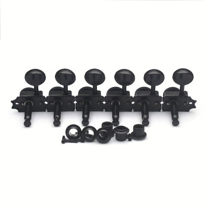 6-Inline Locking Guitar Tuners, 1:15 Ratio, Chrome or Gold Set