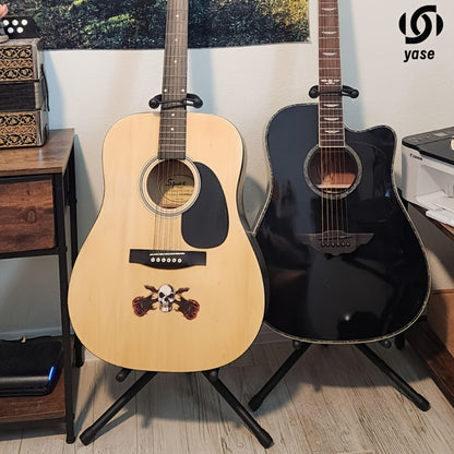 Guitar Stand, 2pcs Iron Guitar, Foldable, Portable, Folding, Single for Holding