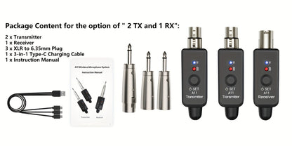 Portable PA Speaker, Condenser, Wireless, Microphone, Transmitter for Parties and Karaoke