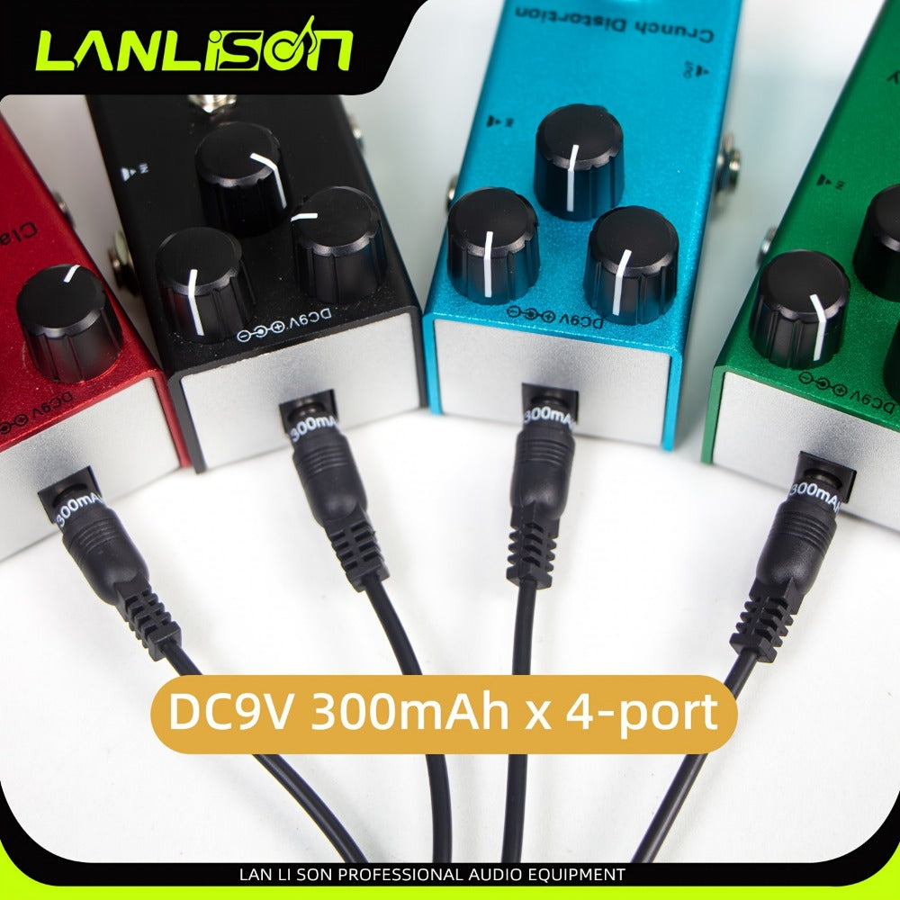 Guitar Pedal Power Supply, 36V, USB, Lanlison, 8-Port for Powering Guitar Effects Pedals