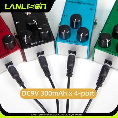 Guitar Pedal Power Supply, 36V, USB, Lanlison, 8-Port for Powering Guitar Effects Pedals