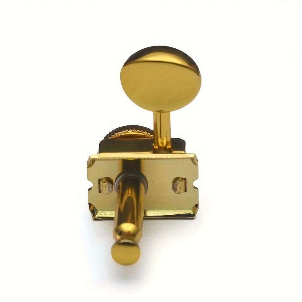 6-Inline Locking Guitar Tuners, 1:15 Ratio, Chrome or Gold Set
