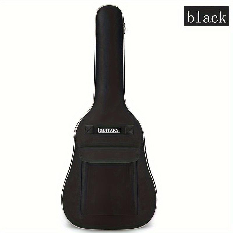 Guitar Case for 40/41 Inches, Featuring a 5Mm Thick Sponge Padding, Made from 600D Oxford Fabric, with an Adjustable Shoulder Strap Length, Lightweight And Durable, Ideal for Acoustic Guitars