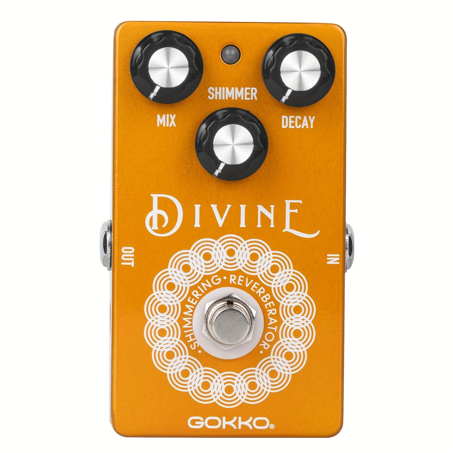 GOKKO Chorus Pedal Multiple Chorus Effects Semi-Analog Circuit from Surreal Deep Tone for Electric Guitar (GK-65)