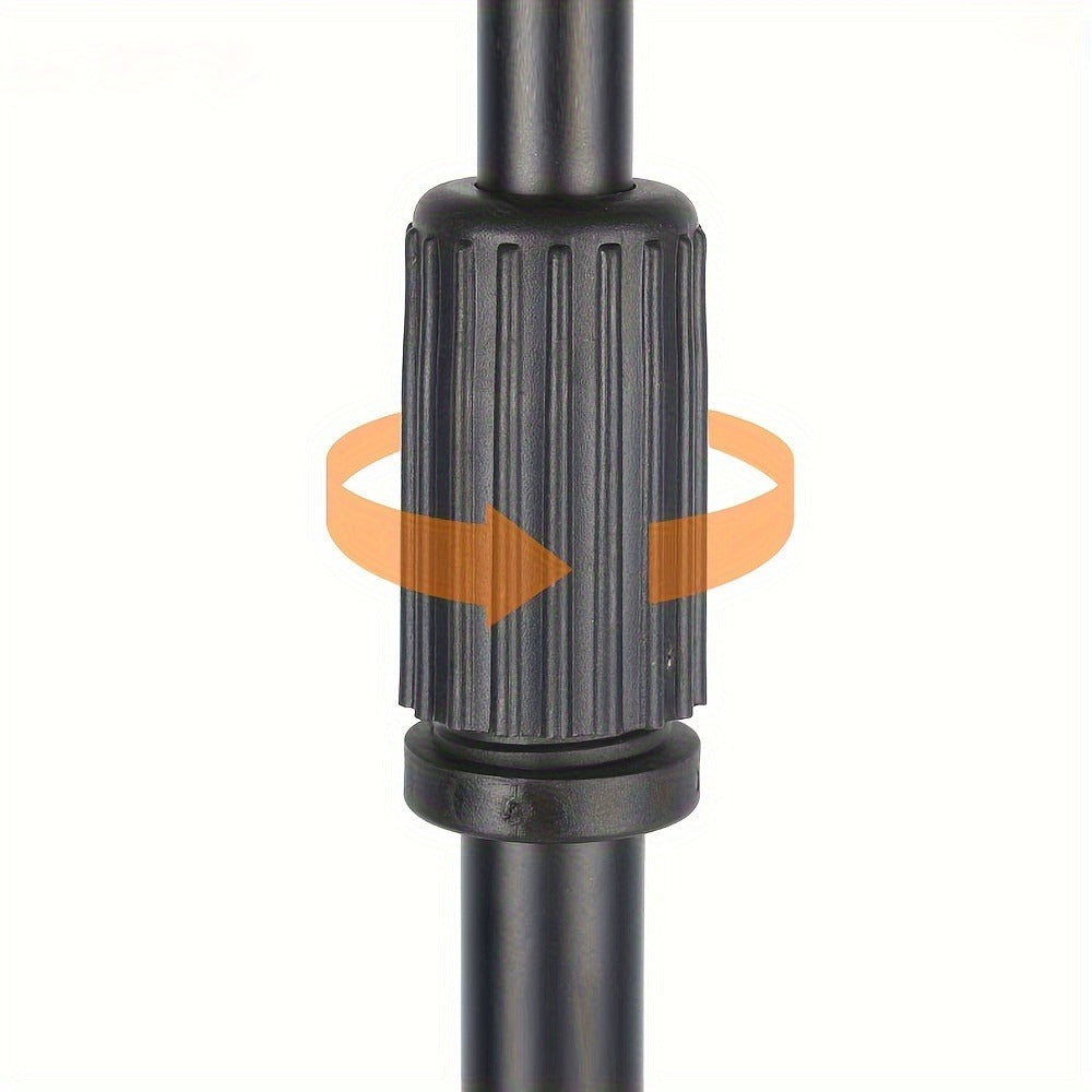 Pair of Adjustable Tripod Microphone Boom Stands for Stage and Studio