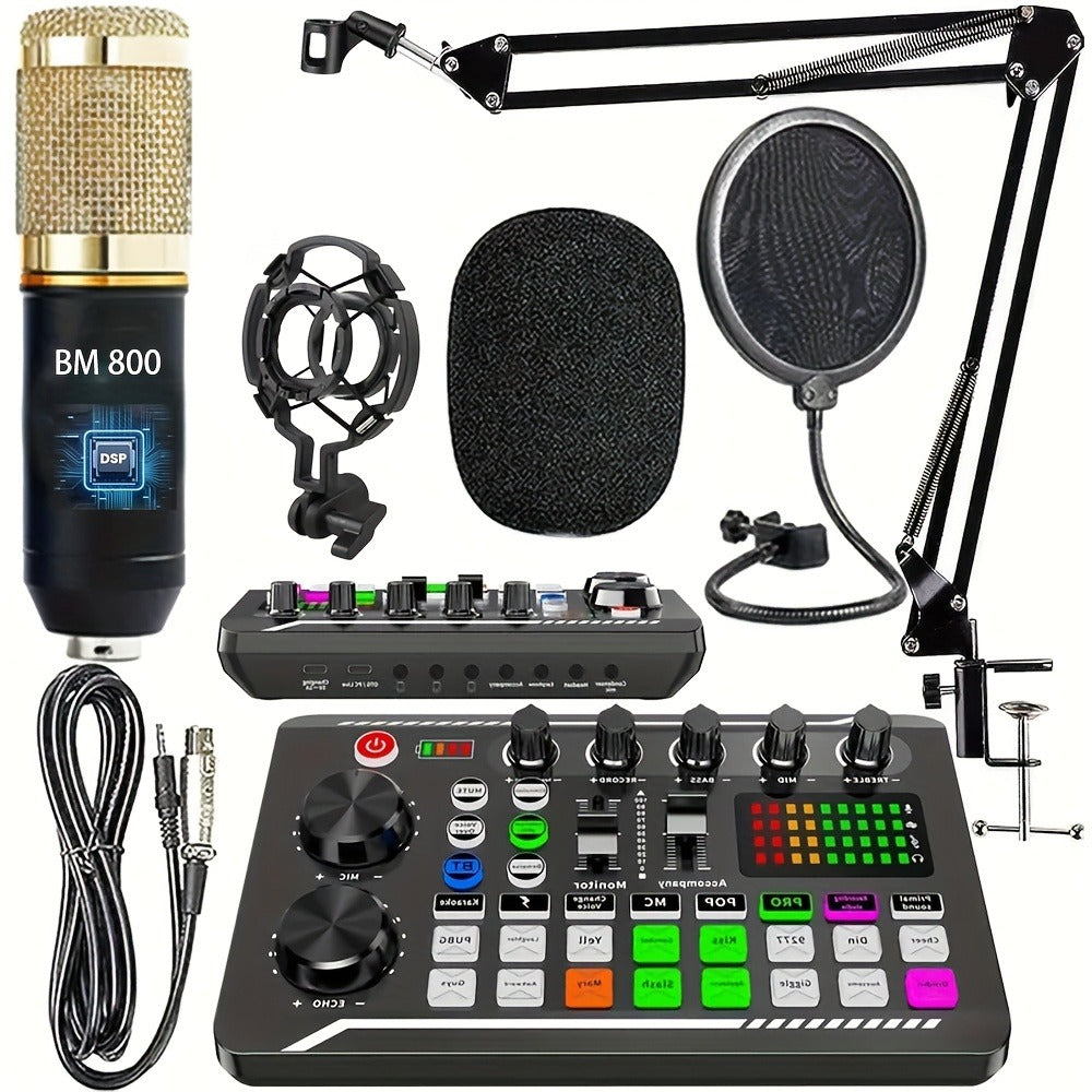 USB Audio Interface, 36V, USB, Podcast, Equipment, Bundle for Recording and Streaming