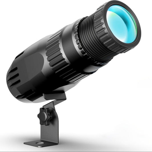 10W RGBW LED Pinspot Stage Light with Remote and Manual Focus shown in the main product view