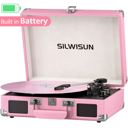 Vinyl Record, Wireless, Portable, Player, Built for Music Listening and Collecting