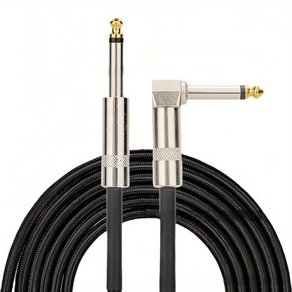 6. 35/6. 5 High-End Hi-Fi Guitar Cable 59. 06 inches, 118. 11 inches, 236. 22 inches - Round, Unshielded, Cat5e Electric Guitar Audio Cable for Bass, Folk Music, Pickup Noise Reduction, Instrument Connection, Flexible Coiling, Reinforced Connectors