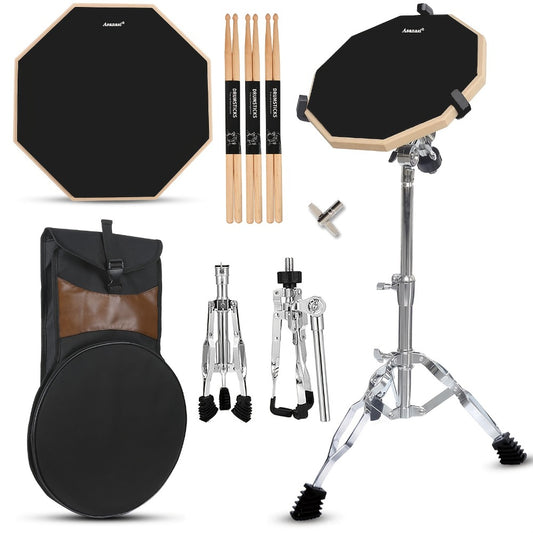 12-Inch Drum Practice Pad Set shown in the main product view