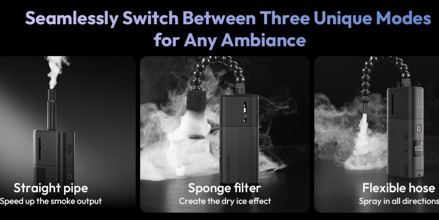 Stage Fog Machine, USB-C, Adjustable, Ulanzi, FILMOG for Stage and Party Lighting