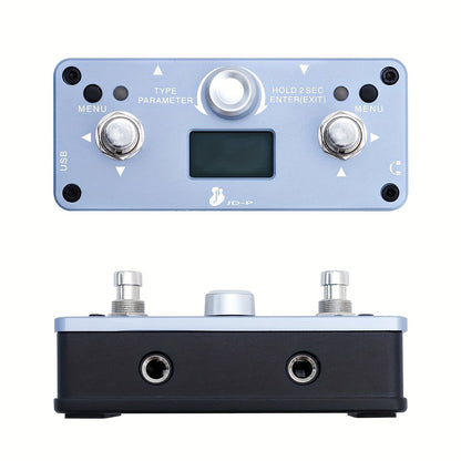 Guitar Effects Pedal, Rechargeable, Compact for Electric Guitar Or Bass Tone Shaping