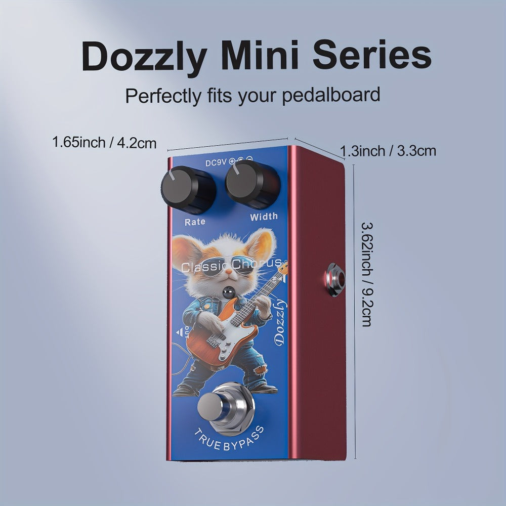 Guitar Effects Pedal, Mini, Overdrive, Ultimate for Electric Guitar Or Bass Tone Shaping