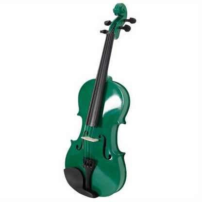 Full Size Violin, white violin, Full Size, Basswood, Beginners, Case for Lessons