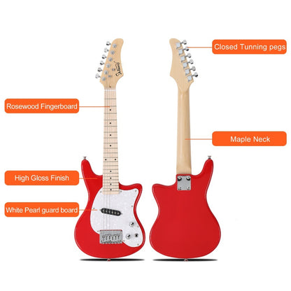 Electric Guitar, Adjustable, 5W, 30in, Maple, Fingerboard for Lessons and Practice