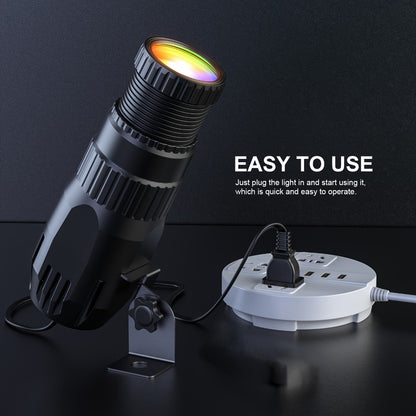 10W RGBW LED Pinspot Stage Light with Remote and Manual Focus