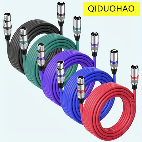 1pc 236. 22 Inch Microphone Cable, Audio Connection Cable, New Color Copper Alloy Head Large Three-Core Balance Gun Atoc Mixer Audio Connection Cable