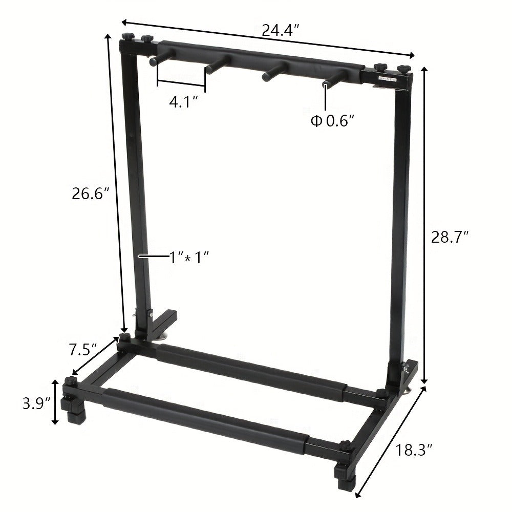 Guitar Stand, Foldable, 2.75 inches, Versatile, Rack for Holding And Displaying Guitars